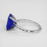 4.02 Ct. Blue Sapphire Ring, Platinum 950 4