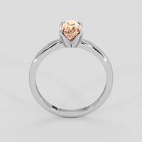 1.36 Ct. Padparadscha Sapphire Ring, Platinum 950 3