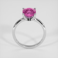 3.70 Ct. Pink Sapphire Ring, Platinum 950 3