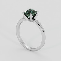 1.62 Ct. Green Sapphire Ring, Platinum 950 2