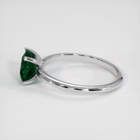 1.37 Ct. Green Sapphire Ring, Platinum 950 4