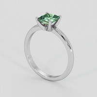 1.17 Ct. Green Sapphire Ring, Platinum 950 2