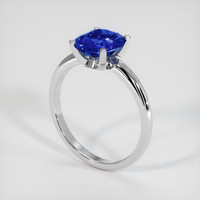 1.90 Ct. Blue Sapphire Ring, Platinum 950 2