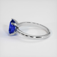 1.90 Ct. Blue Sapphire Ring, Platinum 950 4