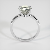 2.09 Ct. Greenish Yellow Sapphire Ring, Platinum 950 3