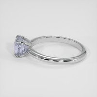 1.27 Ct. Purplish Blue Sapphire Ring, Platinum 950 4