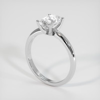 1.77 Ct. White Sapphire Ring, Platinum 950 2