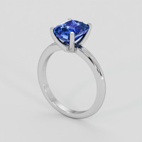 3.11 Ct. Blue Sapphire Ring, Platinum 950 2