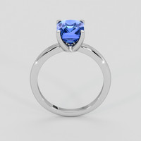 3.11 Ct. Blue Sapphire Ring, Platinum 950 3