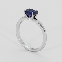 1.46 Ct. Blue Sapphire Ring, Platinum 950 2