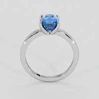 2.04 Ct. Blue Sapphire Ring, Platinum 950 3