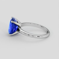 5.06 Ct. Blue Sapphire Ring, Platinum 950 4