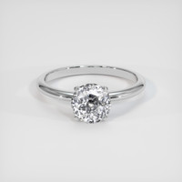 1.53 Ct. White Sapphire Ring, Platinum 950 1