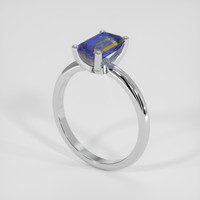 2.04 Ct. Bi Color Sapphire Ring, Platinum 950 2