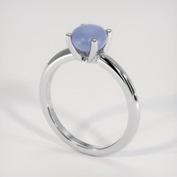 2.79 Ct. Blue Sapphire Ring, Platinum 950 2