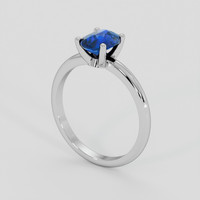 1.12 Ct. Blue Sapphire Ring, Platinum 950 2