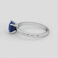 1.12 Ct. Blue Sapphire Ring, Platinum 950 4