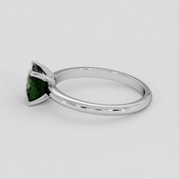 1.38 Ct. Green Sapphire Ring, Platinum 950 4