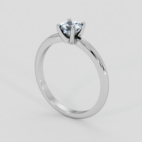 0.64 Ct. Bi Color Sapphire Ring, Platinum 950 2