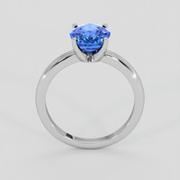 2.62 Ct. Blue Sapphire Ring, Platinum 950 3
