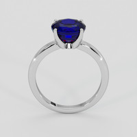 3.38 Ct. Blue Sapphire Ring, Platinum 950 3