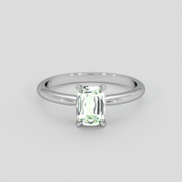 1.11 Ct. Green Sapphire Ring, Platinum 950 1