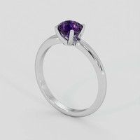 1.10 Ct. Purple Sapphire Ring, Platinum 950 2