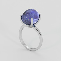 16.85 Ct. Blue Sapphire Ring, Platinum 950 2