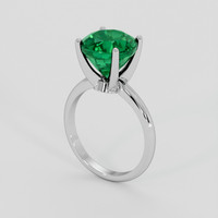 4.36 Ct. Emerald Ring, Platinum 950 2