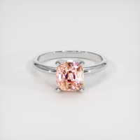 2.33 Ct. Sapphire Ring, Platinum 950 1