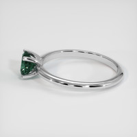 0.65 Ct. Bluish Green Sapphire Ring, Platinum 950 4
