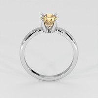 1.06 Ct. Peach Sapphire Ring, Platinum 950 3