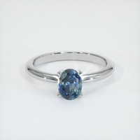 0.66 Ct. Sapphire Ring, Platinum 950 1