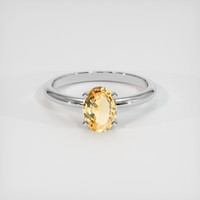 1.10 Ct. Sapphire Ring, Platinum 950 1