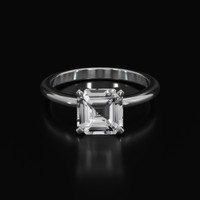 2.62 Ct. Sapphire Ring, Platinum 950 1