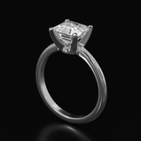 2.62 Ct. Sapphire Ring, Platinum 950 2