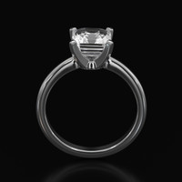 2.62 Ct. Sapphire Ring, Platinum 950 3