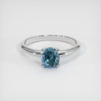0.88 Ct. Sapphire Ring, Platinum 950 1