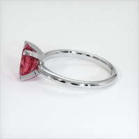 2.39 Ct. Reddish Pink Sapphire Ring, Platinum 950 4