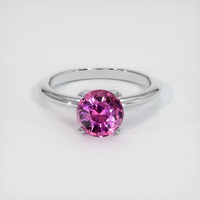 2.07 Ct. Sapphire Ring, Platinum 950 1