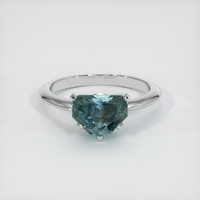 2.59 Ct. Sapphire Ring, Platinum 950 1