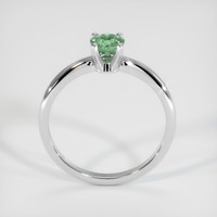 0.58 Ct. Green Sapphire Ring, Platinum 950 3