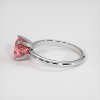 2.00 Ct. Padparadscha Sapphire Ring, Platinum 950 4