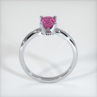 0.69 Ct. Purplish Pink Sapphire Ring, Platinum 950 3