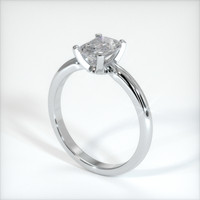 1.03 Ct. White Sapphire Ring, Platinum 950 2