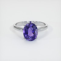 2.90 Ct. Sapphire Ring, Platinum 950 1