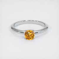0.55 Ct. Sapphire Ring, Platinum 950 1