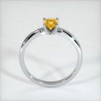 0.92 Ct. Yellow Sapphire Ring, Platinum 950 3