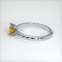 0.92 Ct. Yellow Sapphire Ring, Platinum 950 4