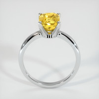 3.05 Ct. Yellow Sapphire Ring, Platinum 950 3